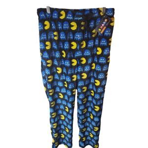 Pac Man Fleece Pajama Pants, NWT, Medium